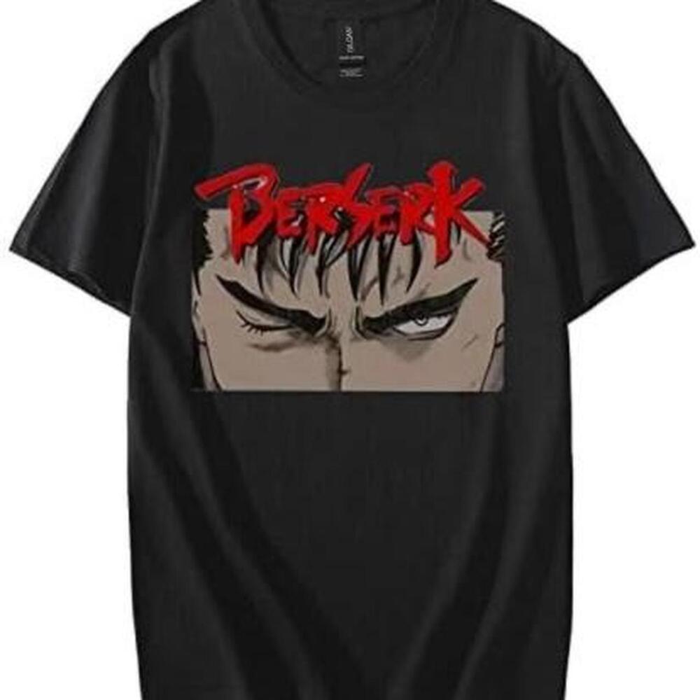 Black Anime Berserk T-Shirt